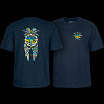 Powell Peralta Steve Saiz Totem T-Shirt Navy