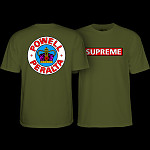 Powell Peralta Supreme T-Shirt Military Green