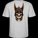 Powell Peralta Andy Anderson Skull T-Shirt - Athletic Heather
