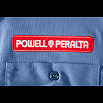 Powell Peralta Skateboarding Skeleton Work Shirt - Blue