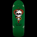 Powell Peralta McGill Skull and Snake Skateboard Deck Green - 10 x 30.125