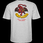 Powell Peralta Steve Caballero Dragon II T-shirt - Athletic Heather Gray
