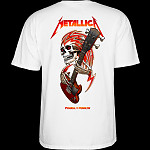 Powell Peralta Metallica Collab T-Shirt White