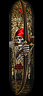 Powell Peralta Pro Zach Doelling Archer FLIGHT® Skateboard Deck Gold Foil - Shape 313 - 8.30 x 31.61