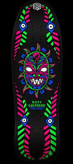 Powell Peralta Nicky Guerrero Mask Skateboard Deck Blacklight - 10 x 31.75