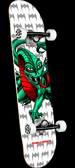 Powell Peralta Cab Dragon One Off White Birch Complete Skateboard - 7.5 x 28.65