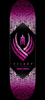Powell Peralta Bones FLIGHT® Skateboard Deck Pink - 8 x 31.45