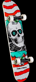 Powell Peralta Ripper One Off Orange Birch Complete Skateboard - 7 x 28