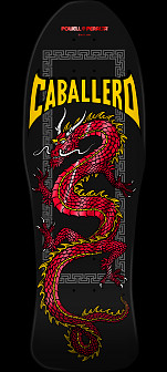 Powell Peralta Steve Caballero Chinese Dragon Reissue Skateboard Deck Red Foil - 10 x 30