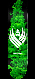 Powell Peralta Color Burst Green Flight® Skateboard Deck - Shape 243 K20 - 8.25 x 31.95