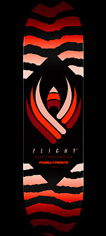 Powell Peralta Flight® Safari Skateboard Deck Red - 8.25 x 31.95