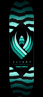 Powell Peralta Flight® Safari Skateboard Deck Teal - 8.25 x 31.95