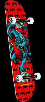 Powell Peralta Cab Dragon One Off Red Birch Complete Skateboard - 7.75 x 31.08