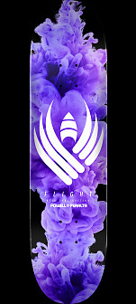 Powell Peralta Color Burst Purple Flight® Skateboard Deck - Shape 244 K20 - 8.5 x 32.08