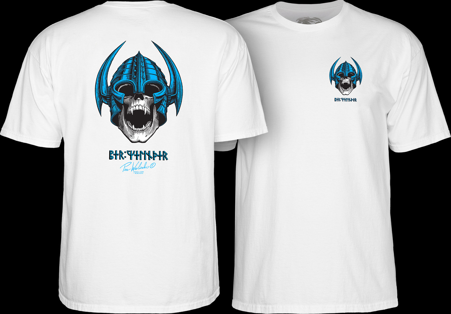 Powell Peralta Welinder Nordic Skull T-shirt - White - Powell-Peralta®