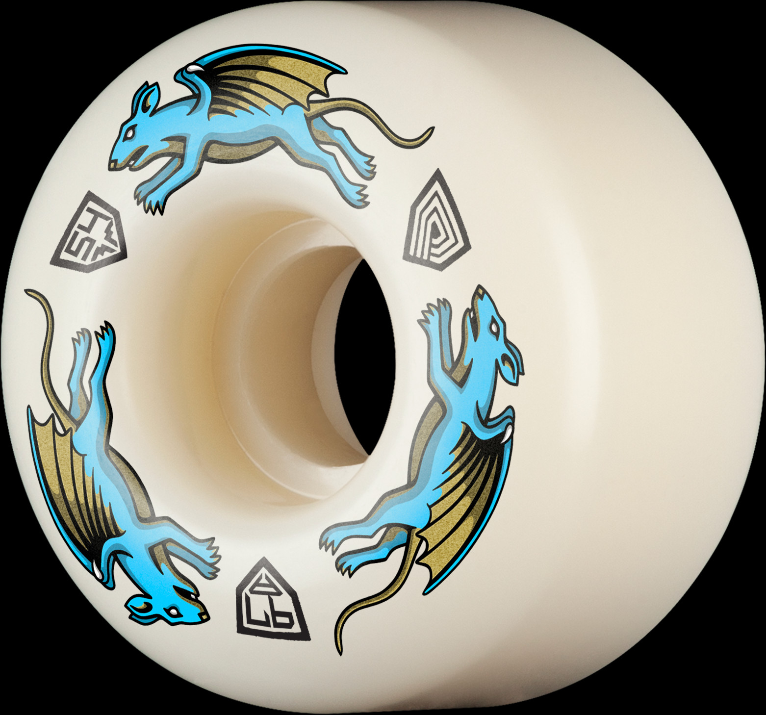 Powell Peralta Nano Rats 97A - AV4 Asymmetrical Shape - Medium