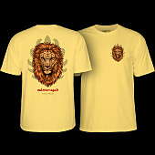 Powell Peralta Salman Agah Lion T-Shirt Banana Yellow