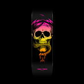 Powell Peralta McGill Skull & Snake Skateboard Deck Fade Orange- Shape 247 - 8 x 31.45