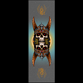 Powell Peralta Andy Anderson Skull Egg CLEAR Grip Tape Sheet - 10.5 x 33