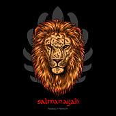 Powell Peralta Salman Agah Lion Sticker 10pk