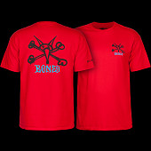 Powell Peralta Rat Bones YOUTH T-shirt - Red