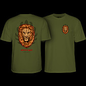 Powell Peralta Salman Agah Lion T-Shirt Military Green