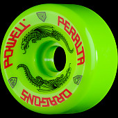 Powell Peralta Dragon Formula Skateboard Wheels 64mm x 36mm 93A 4pk Green