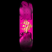 Powell Peralta Kiss FLIGHT Pink/Gold Foil Skateboard Deck - 8.25" K26