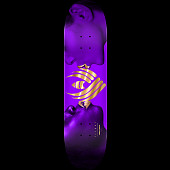 Powell Peralta Kiss FLIGHT Purple/Gold Foil Skateboard Deck - 8.38" K26