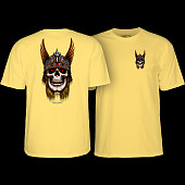 Powell Peralta Andy Anderson Skull T-Shirt - Banana