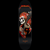 Powell Peralta Flight® Metallica Collab Skateboar Deck Black - 8.25 x 31.95