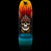 Powell Peralta Pro Andy Anderson Heron Flight® Skateboard Deck - Shape 289 8.45 x 31.8