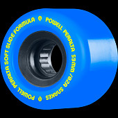 Powell Peralta Soft-Slides Skateboard Wheels 59mm 82a 4pk Blue