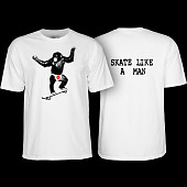 Powell Peralta Skate Chimp T-Shirt White