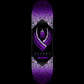 Powell Peralta Bones FLIGHT® Skateboard Deck Purple - 8.5 x 32.08