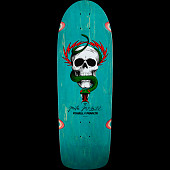 Powell Peralta Mike McGill Skull & Snake- Teal Stain Skateboard Deck - 10 x 30.125
