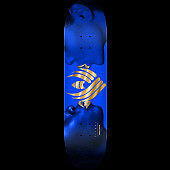 Powell Peralta Kiss FLIGHT Blue/Gold Foil Skateboard Deck - 8.63" K26