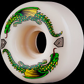 Powell Peralta Dragon Formula Green Dragon Skateboard Wheels 54mm x 32mm 93A 4pk