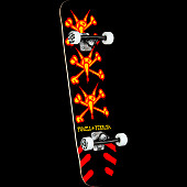 Powell Peralta Vato Rats Birch Complete Skateboard - Black/Red - 7 X 28
