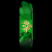 Powell Peralta Kiss FLIGHT Green/Gold Foil Skateboard Deck - 8.5" K26