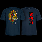 Powell Peralta Steve Caballero Ban This Dragon T-Shirt Navy