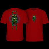 Powell Peralta Mike Vallely Bug T-Shirt Garnet