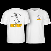Powell Peralta Sk8Board Skeleton '3' T-Shirt White