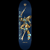 Powell Peralta Steve Caballero Gundam FLIGHT Skateboard Deck Blue / Gold Foil - Shape 244 - 8.5 x 32.08