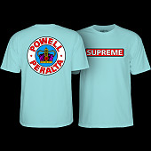 Powell Peralta Supreme T-Shirt Teal Ice