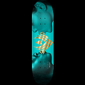 Powell Peralta Kiss FLIGHT Teal/Gold Foil Skateboard Deck 8.13" K26