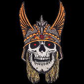 Powell Peralta Andy Anderson Skull Patch 4" Single
