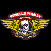 Powell Peralta Winged Ripper 12" Die-Cut Ramp Sticker - RED