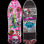 Powell Peralta Puzzle Skull & Sword GeeGah Pink