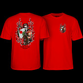 Powell Peralta Sakura Yosozumi Samurai T-shirt Red